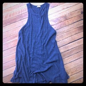 Pac Sun grey ribbed tank shift dress